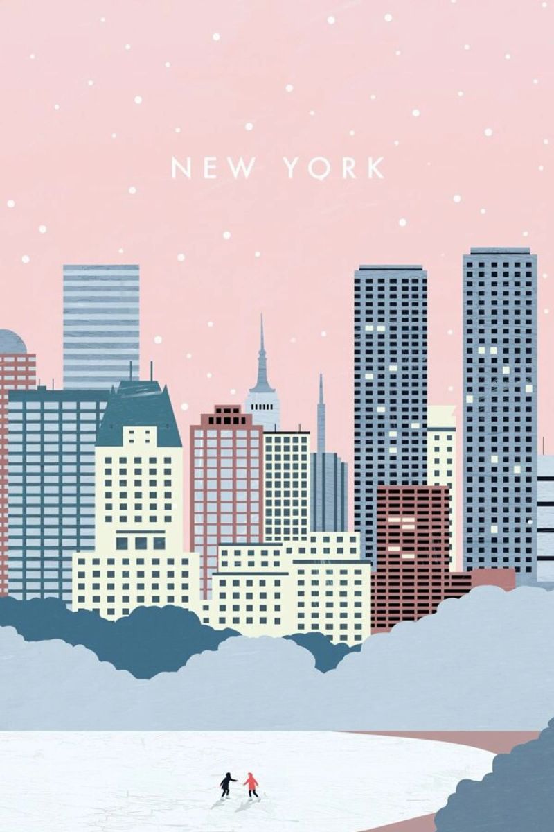New York Winter poster de Katinka Reinke