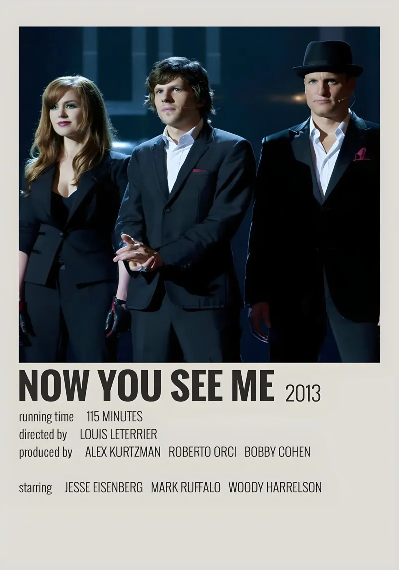 NOW YOU SEE ME 2013 carta hahnemühle da MVFminimalist