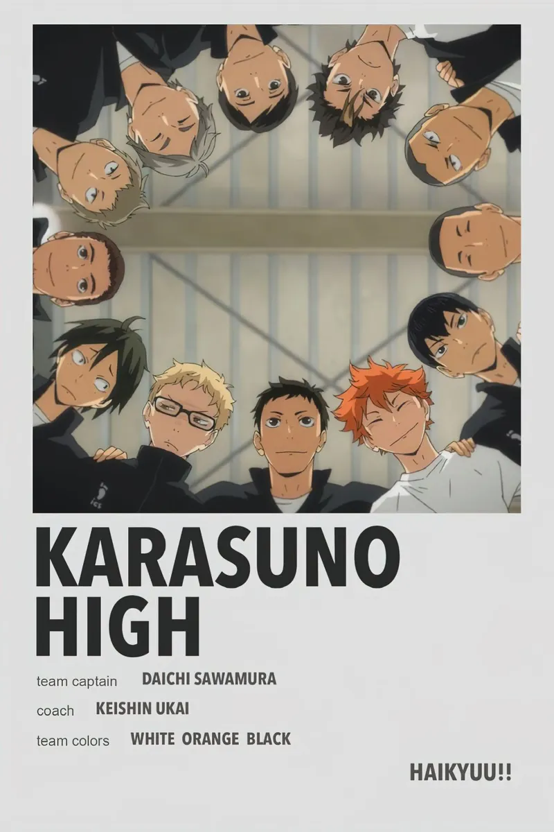 karasuno high backlit film by Green