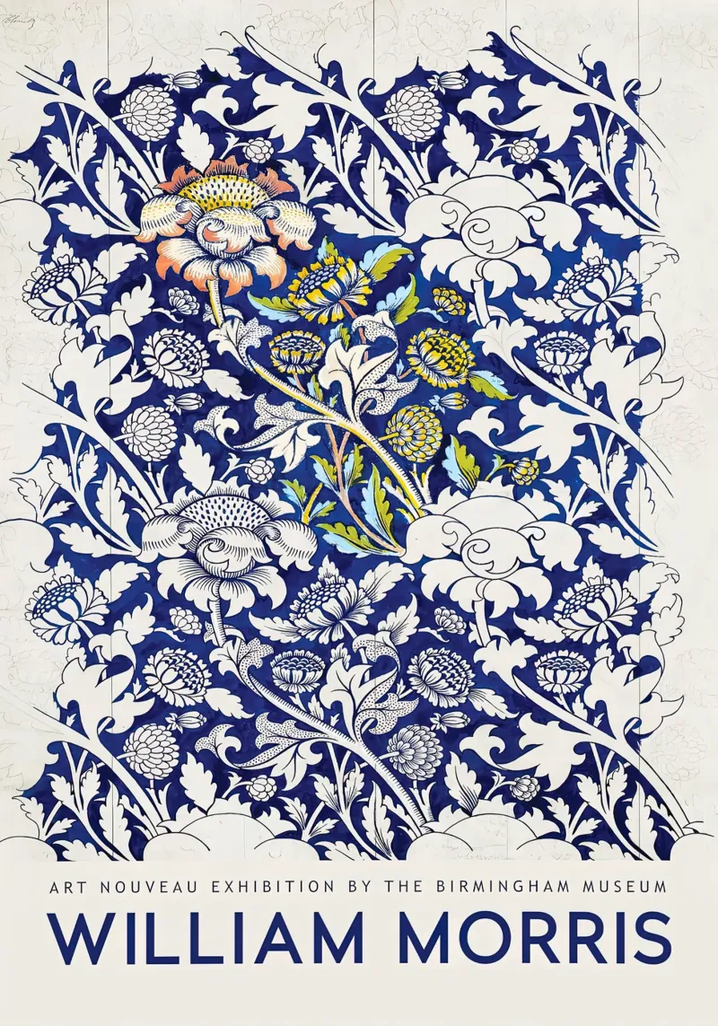 William Morris Wey 1882-1883 pellicola backlit da Jam Poster