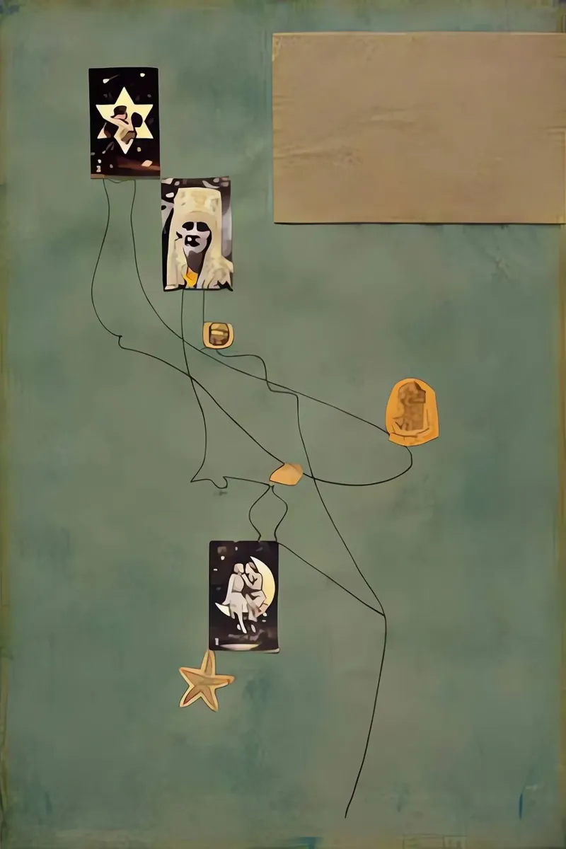 Disegno-Collage poster da Narciso