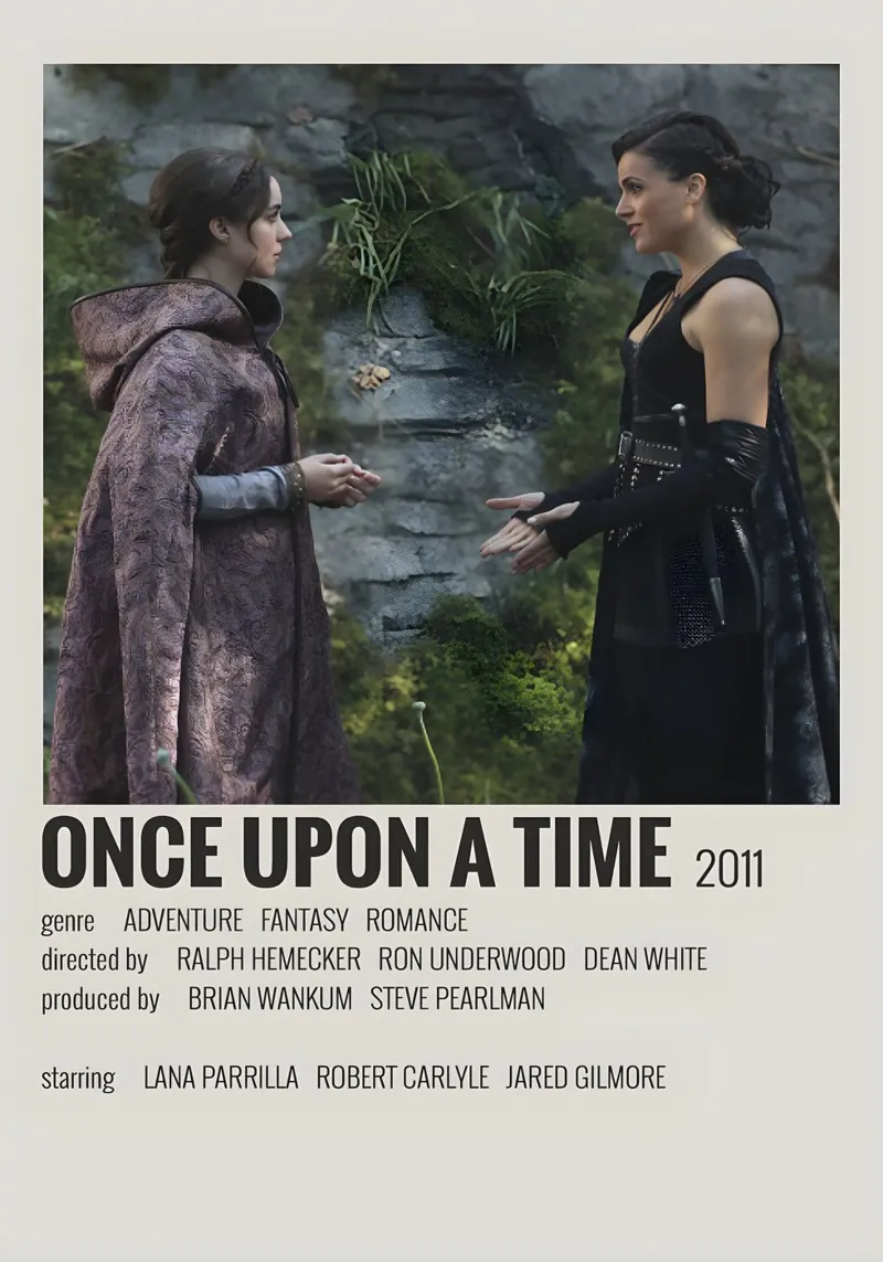 ONCE UPON A TIME 2011 carta hahnemühle da MVFminimalist