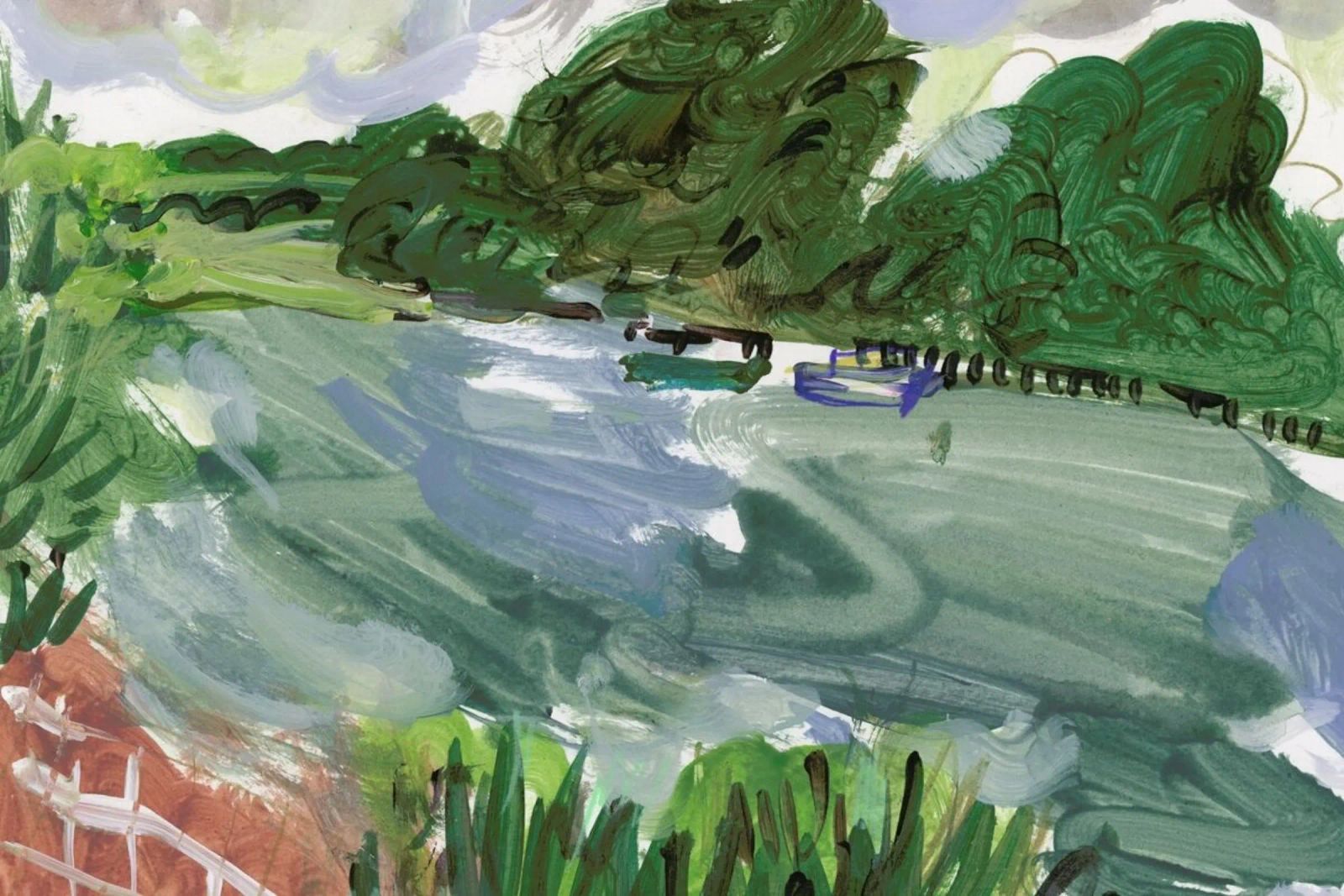 River Thames On A Windy Day poster by Sonia Brittain