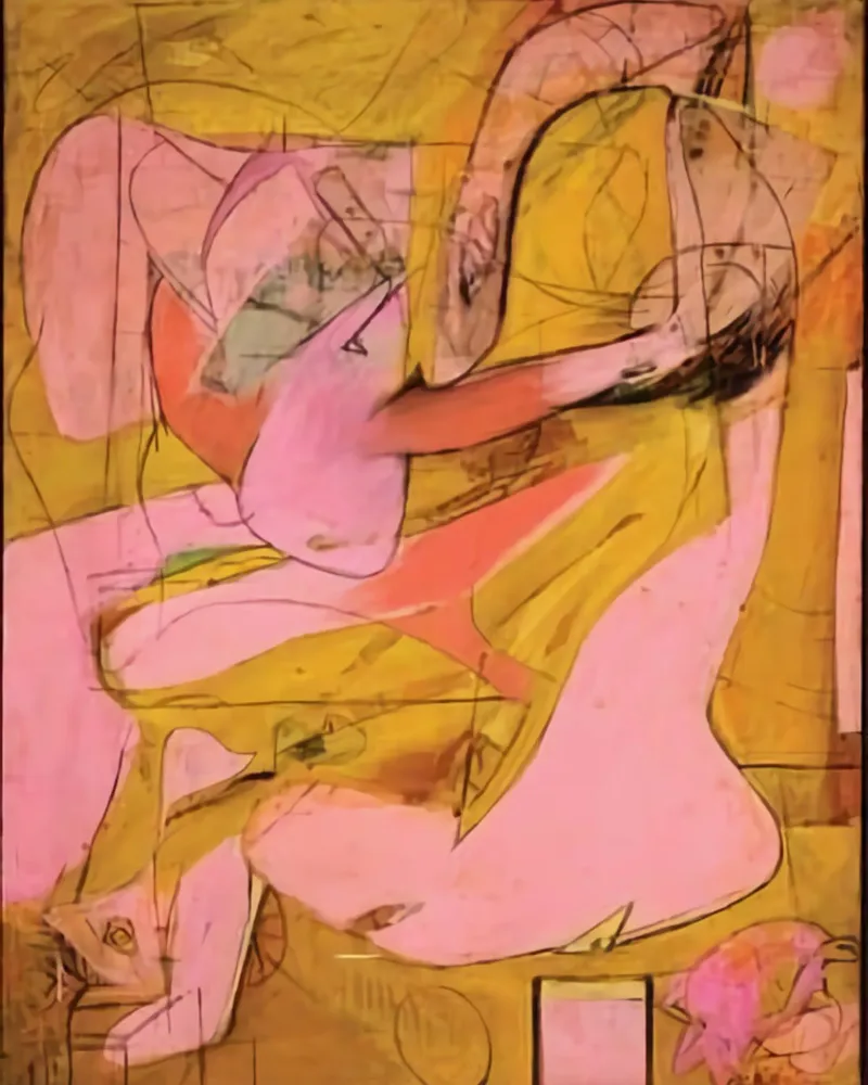 Willem De Kooning Donna pellicola backlit da Family ARTWORK