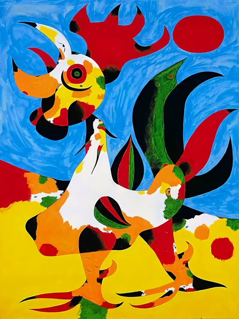 Joan Miró Chiken carta hahnemühle da The Bakulans