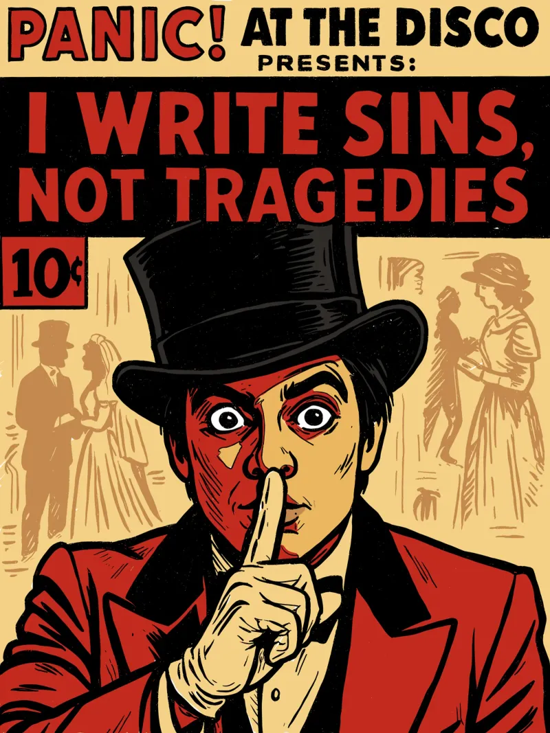Panic! At The Disco I Write Sins Not Tragedies poster da lucasmeier