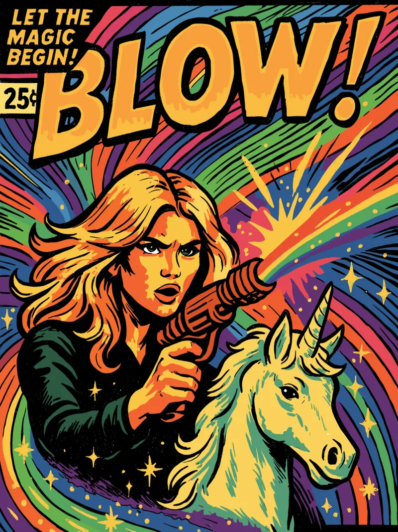 Kesha BLOW alu-dibond by lucasmeier