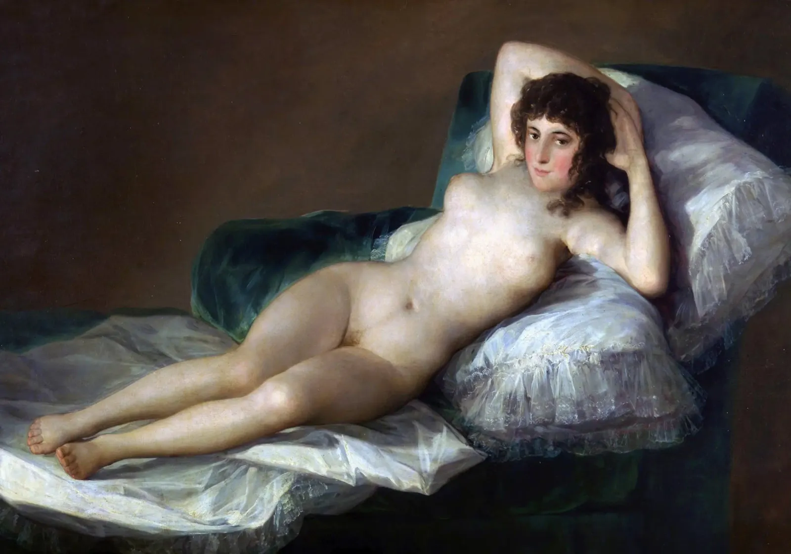 Francisco de Goya The Naked Maja forex plate by 50 masterpieces