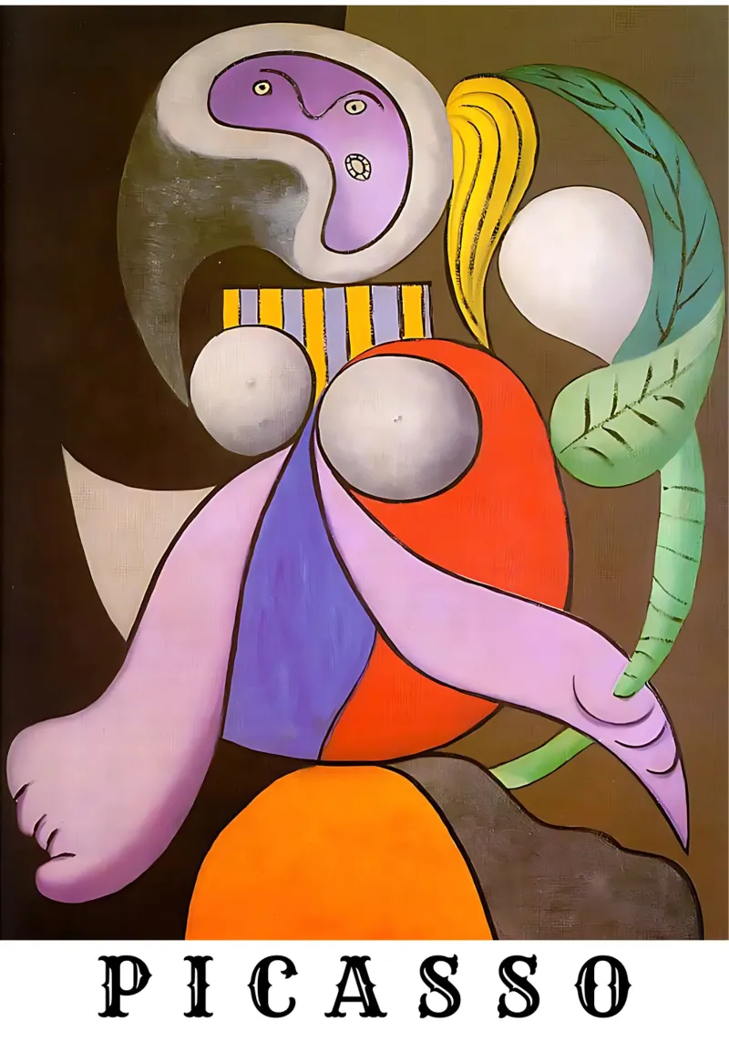 Pablo Picasso - Donna con fiore pellicola backlit da careytowne1