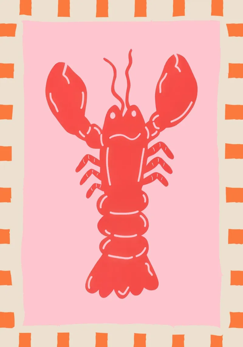 Lobster Scallop pellicola backlit da Attaboy Dsgn