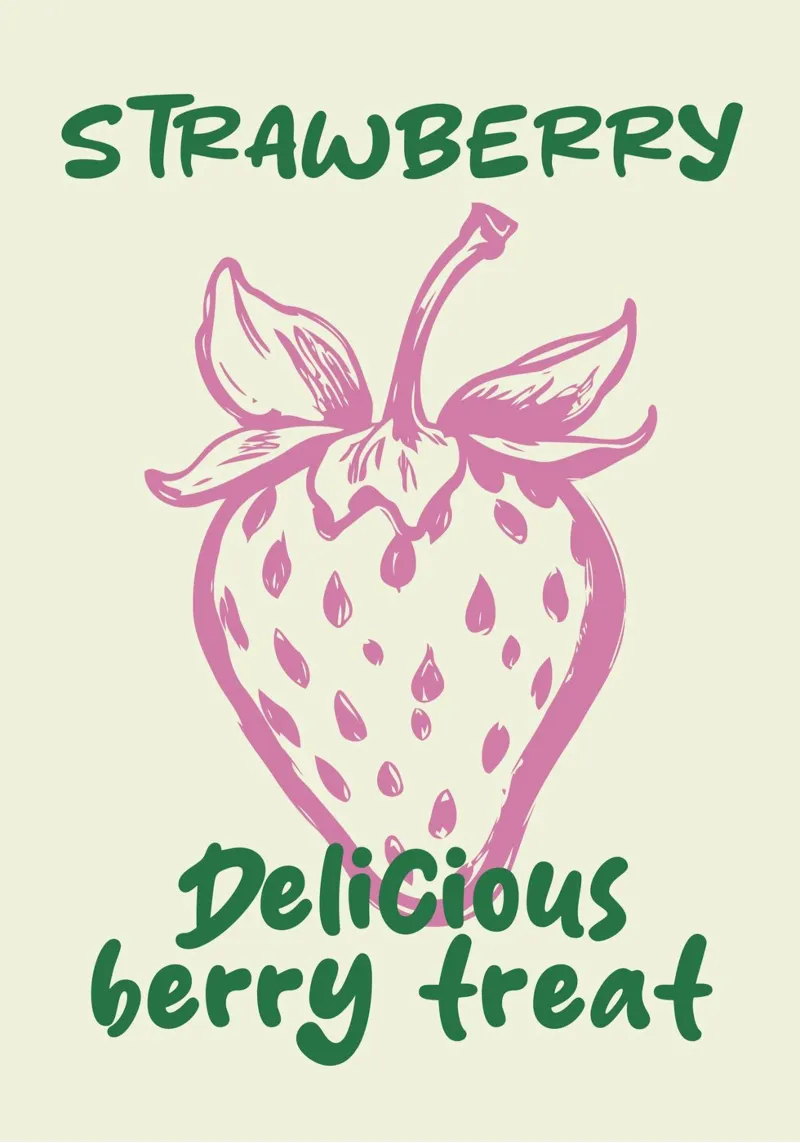 delicious strawberry pellicola backlit da ramosashop