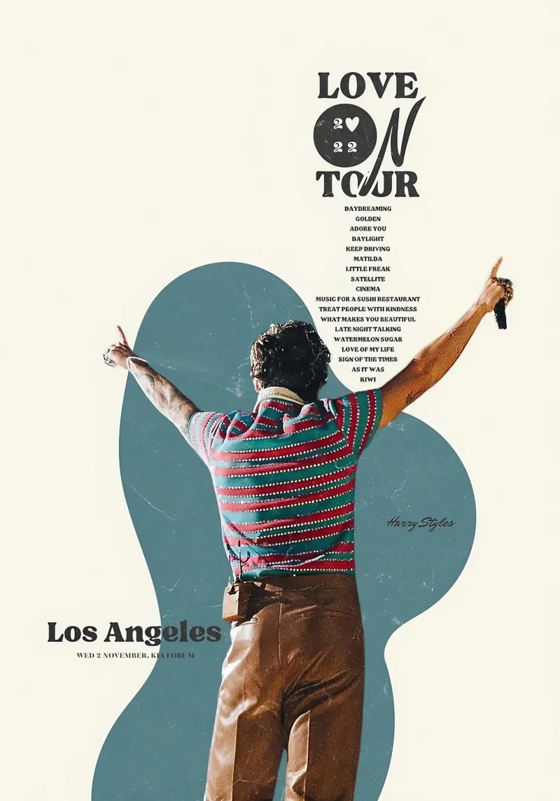 Harry Styles Love On Tour Inspired carta hahnemühle da NextPixel