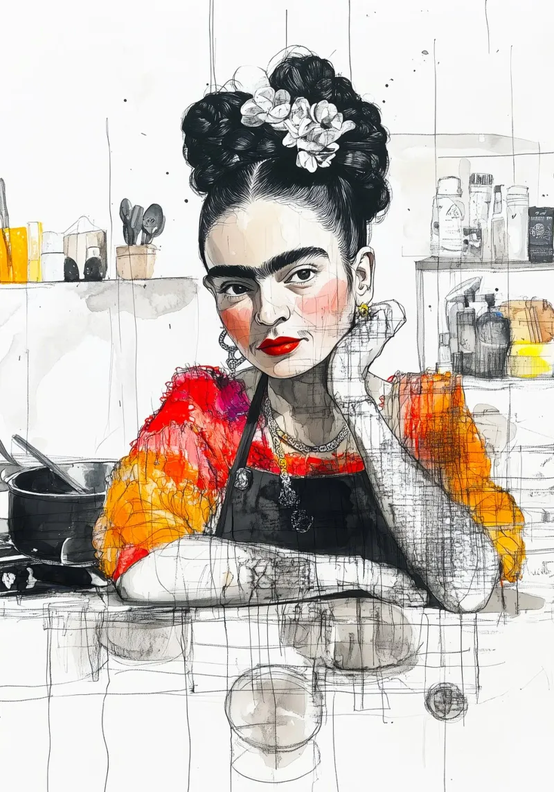 In cucina carta hahnemühle da Justyna Jaszke JBJart