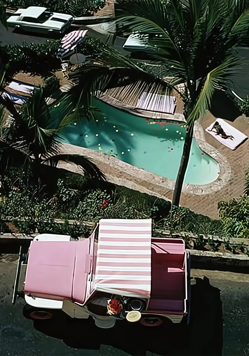 Slim Aarons - Las Brisas pellicola backlit da kaitlinparkershop