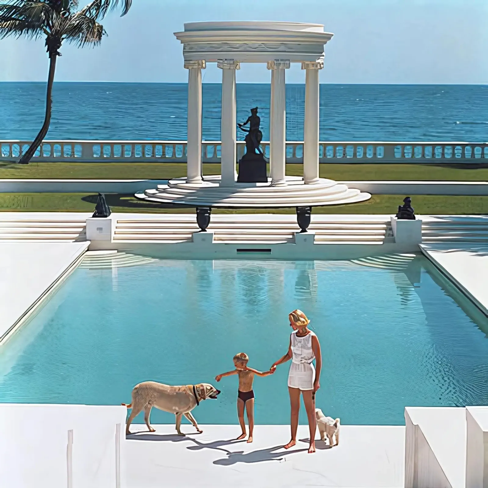 Slim Aarons - Nice Pool pellicola backlit da kaitlinparkershop