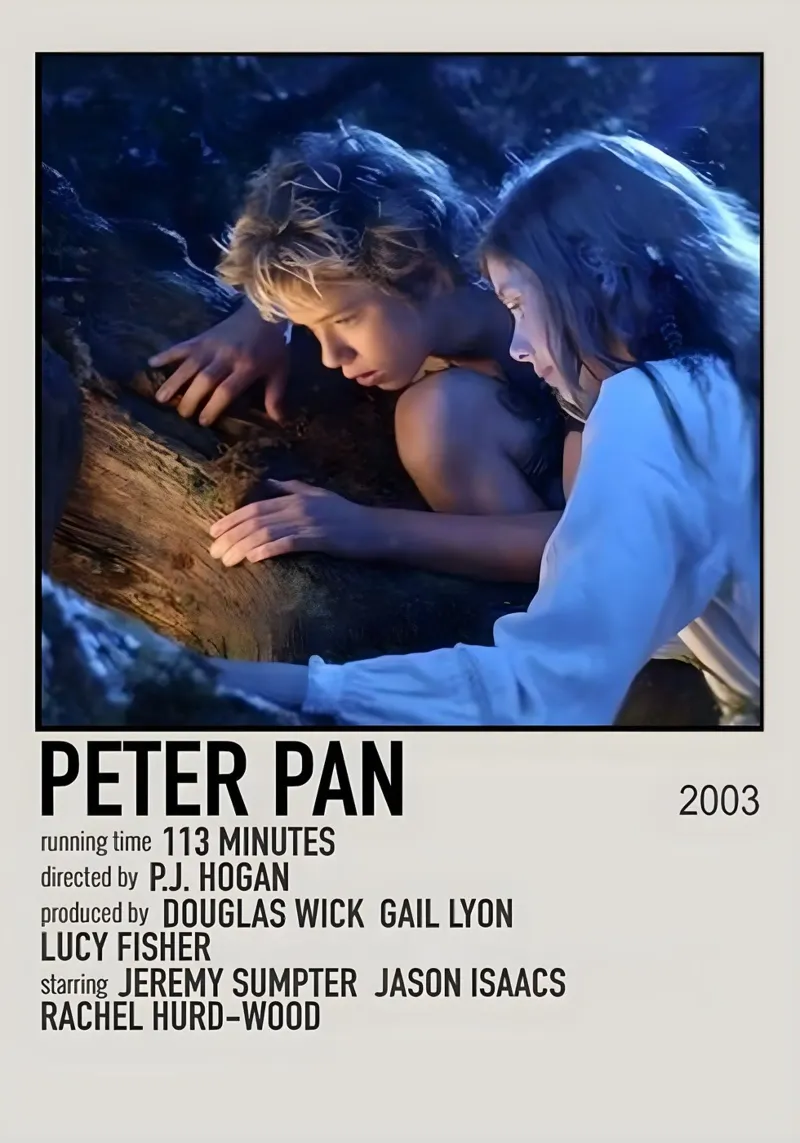 PETER PAN 2003 pellicola backlit da MVFminimalist