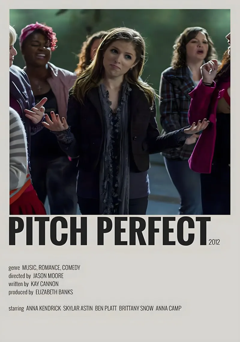 PITCH PERFECT 2012 carta hahnemühle da MVFminimalist