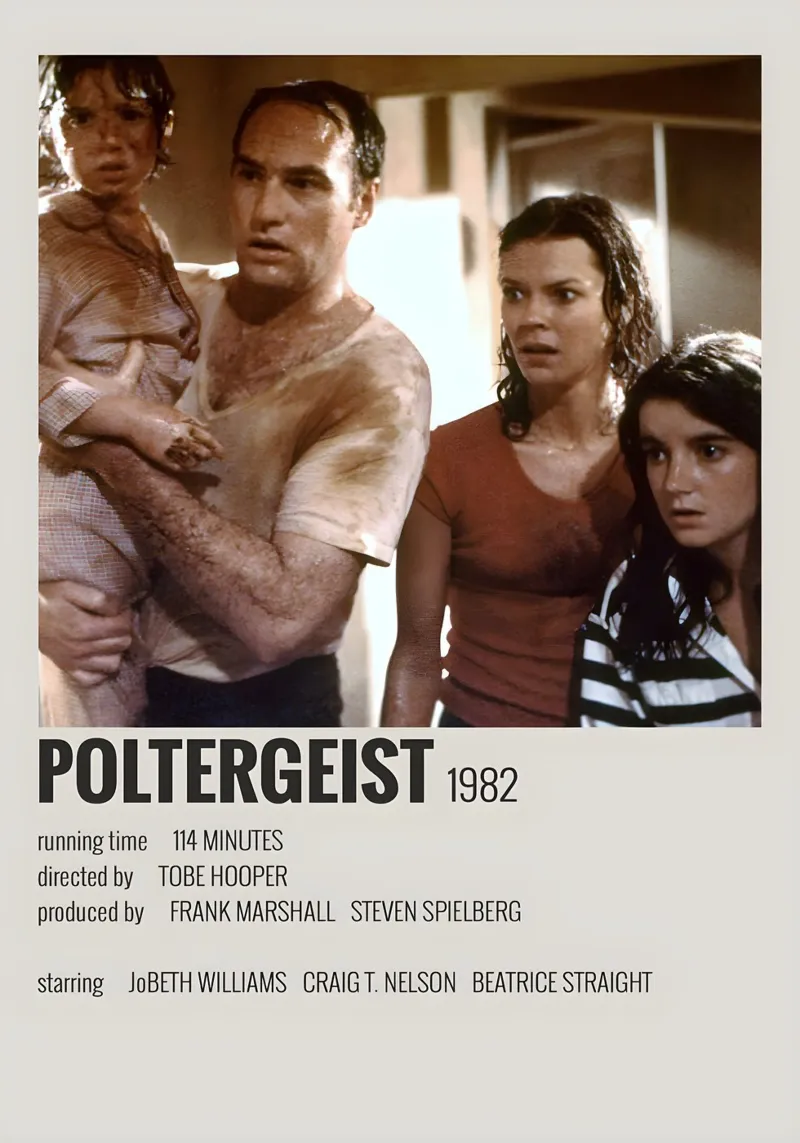 POLTERGEIST 1982 pellicola backlit da MVFminimalist