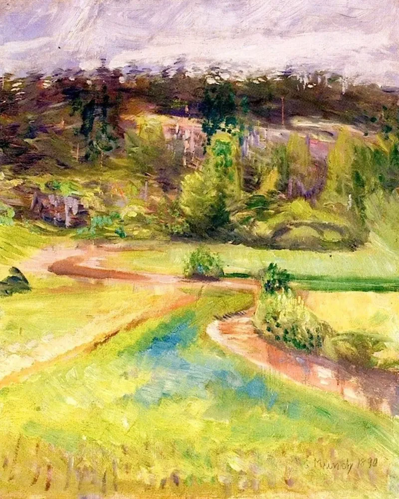 Edvard Munch - La jungla metacrilato de Rachel Gallery