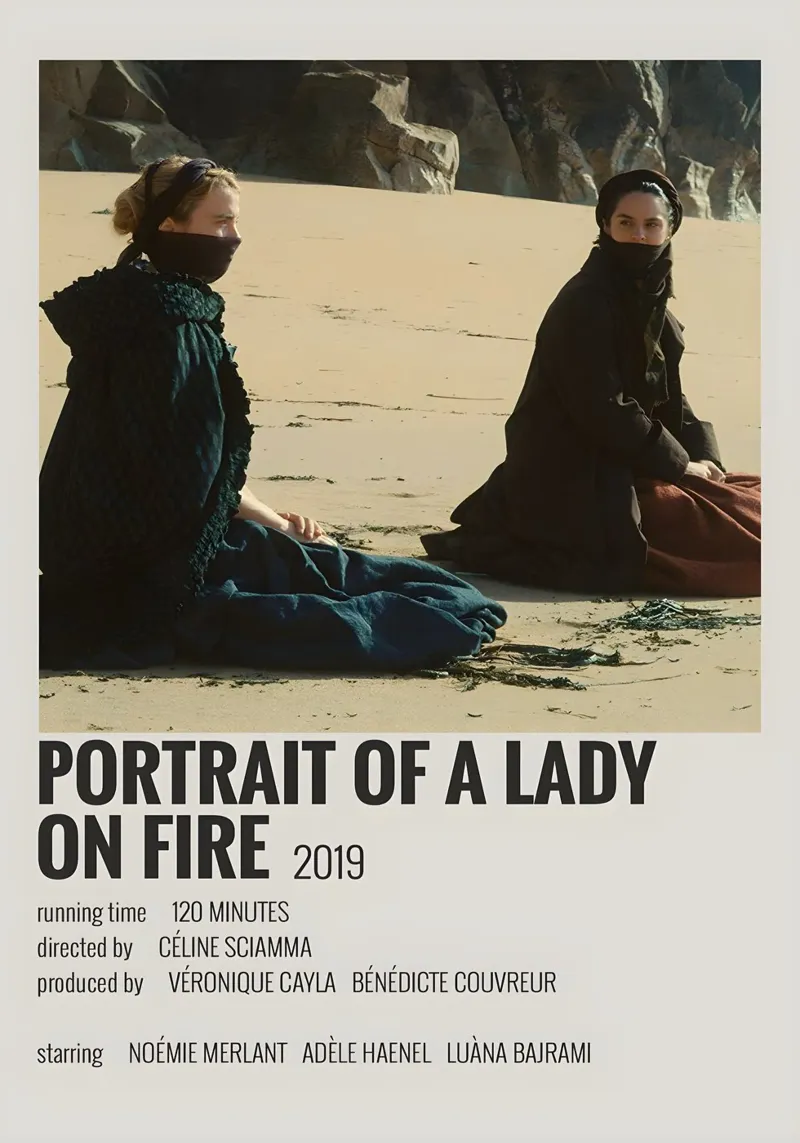 PORTRAIT OF A LADY ON FIRE 2019 poster da MVFminimalist