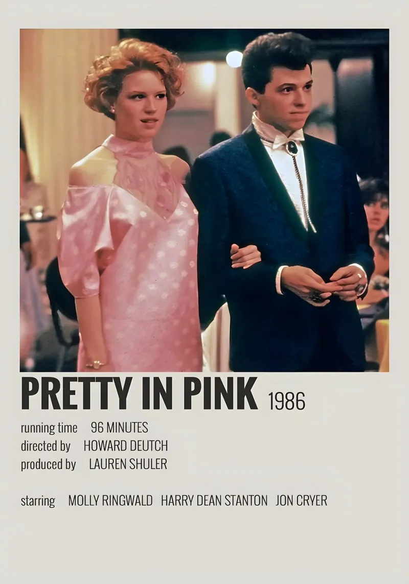 PRETTY IN PINK 1986 canvas by MVFminimalist