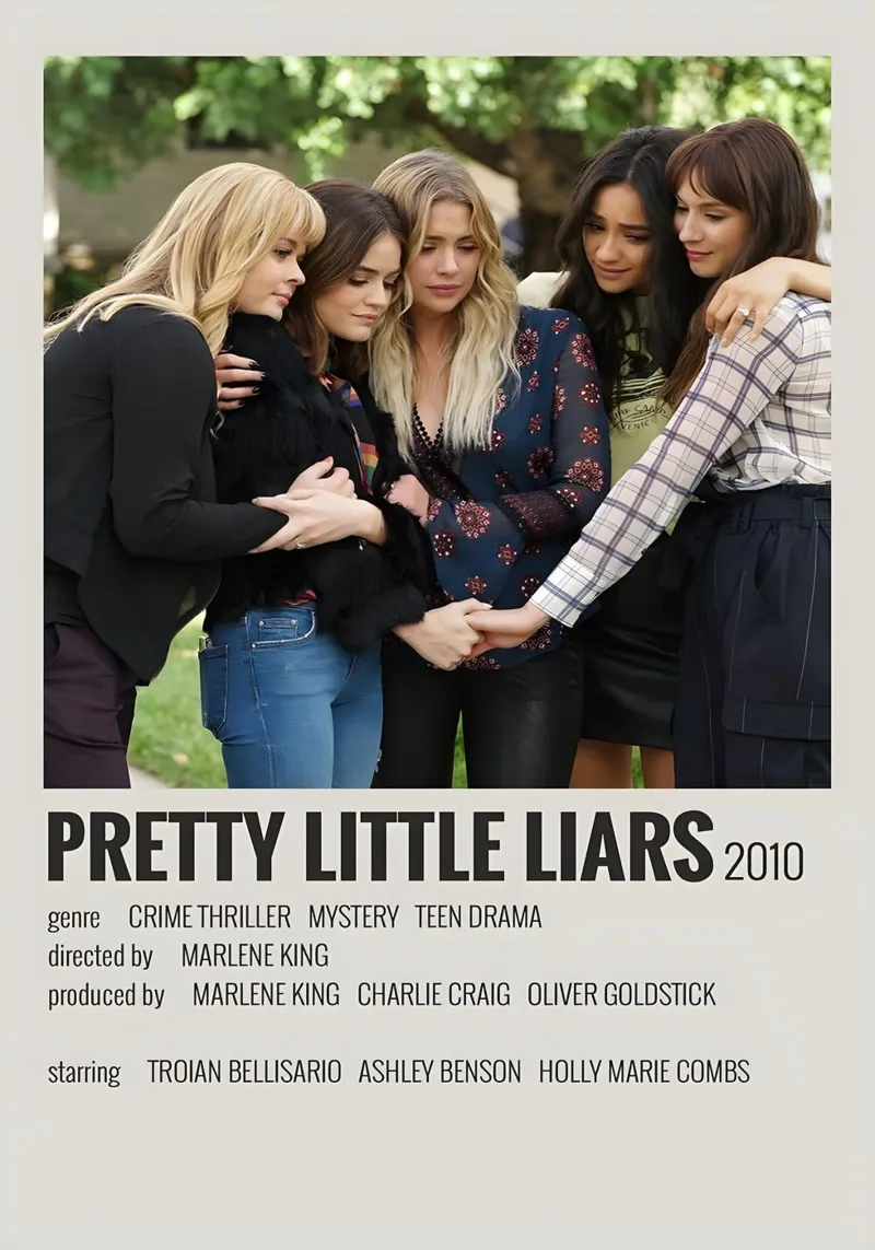 PRETTY LITTLE LIARS 2010 pellicola backlit da MVFminimalist