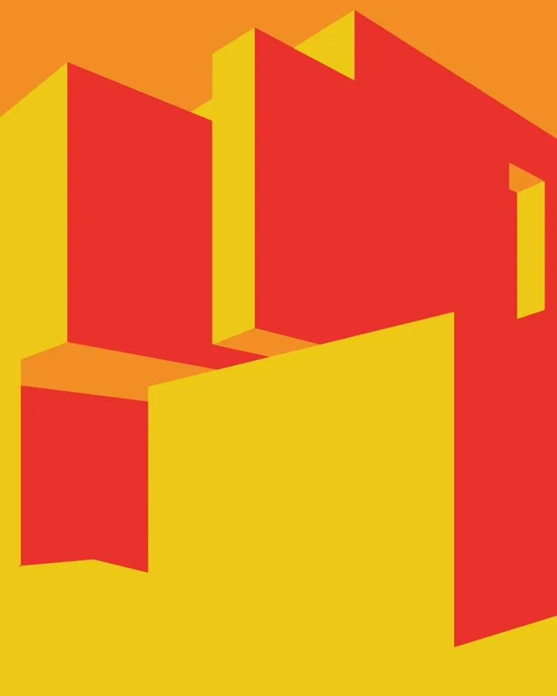 Costruire lo spirito Bauhaus poster da Family Bauhaus Art