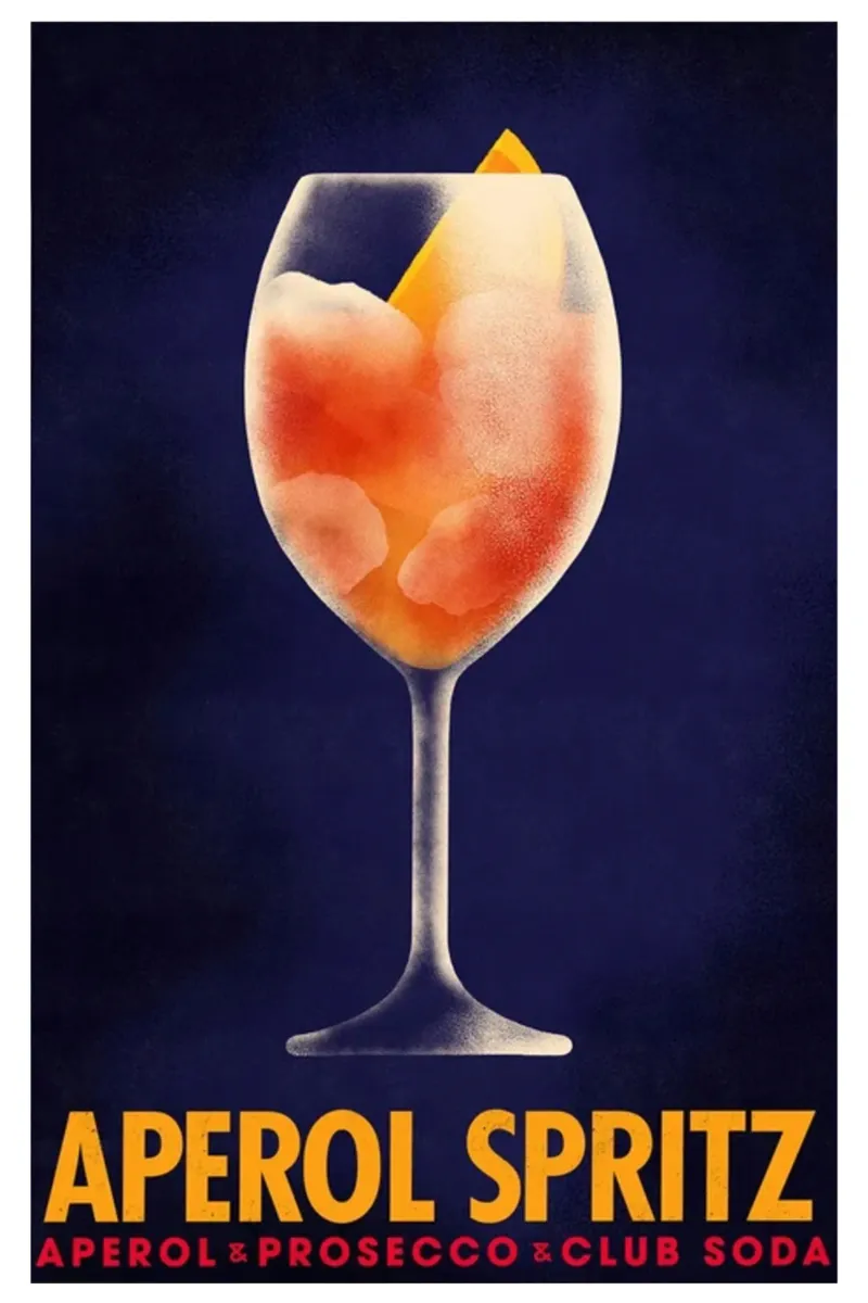 Aperol Prosecco Club Soda Hahnemühle von noahmiss