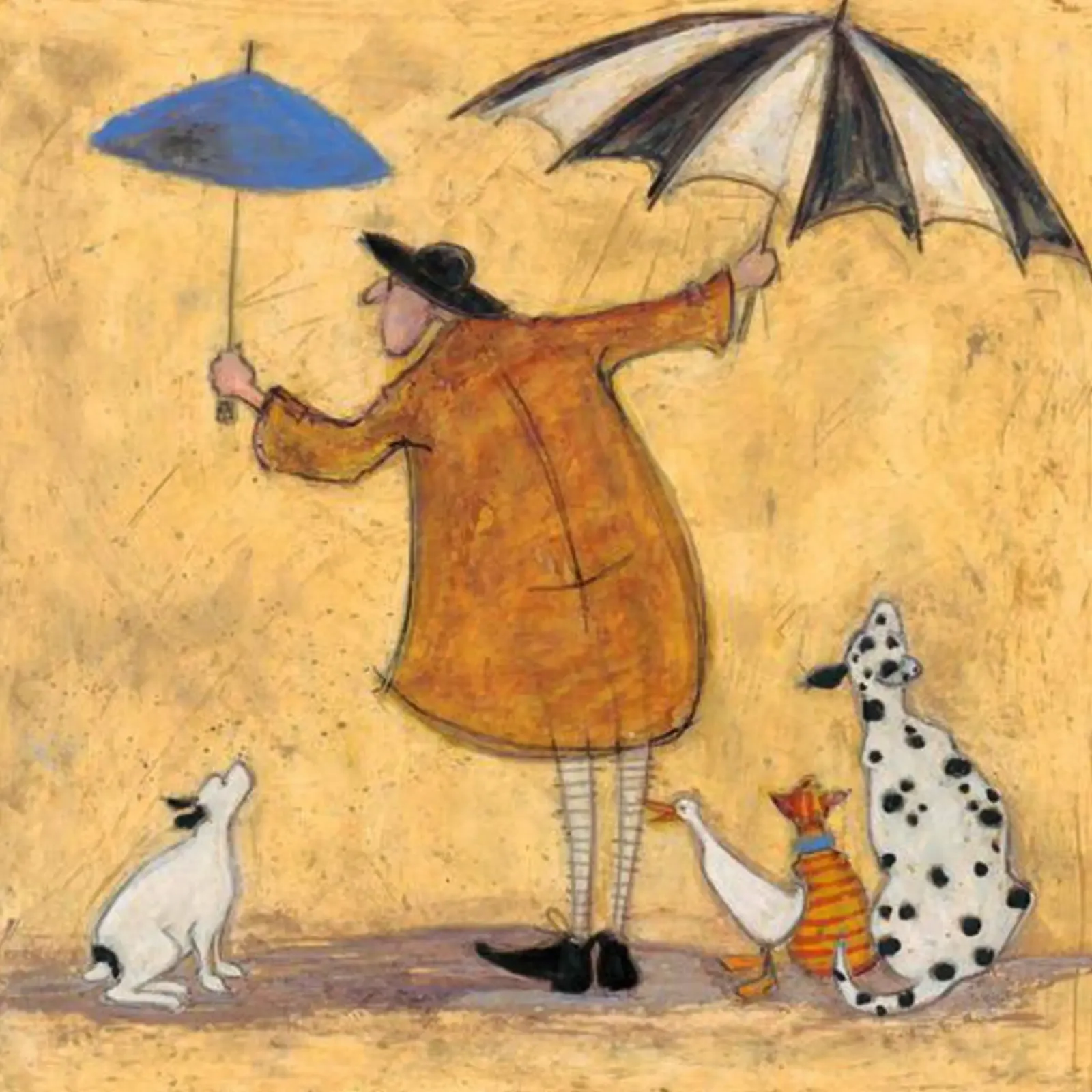 sam toft Lean on Me When You’re not Strong canvas by Greengrace