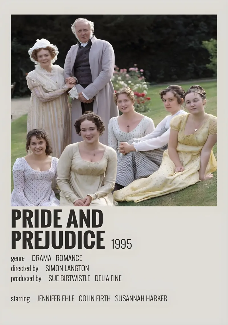 PRIDE AND PREJUDICE 1995 pellicola backlit da MVFminimalist