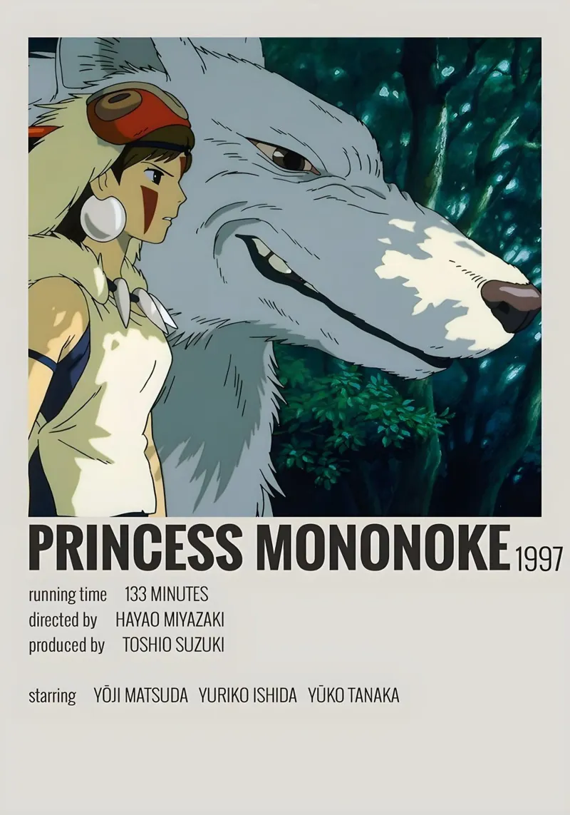 PRINCESS MOΝΟΝΟΚΕ 1997 pellicola backlit da MVFminimalist