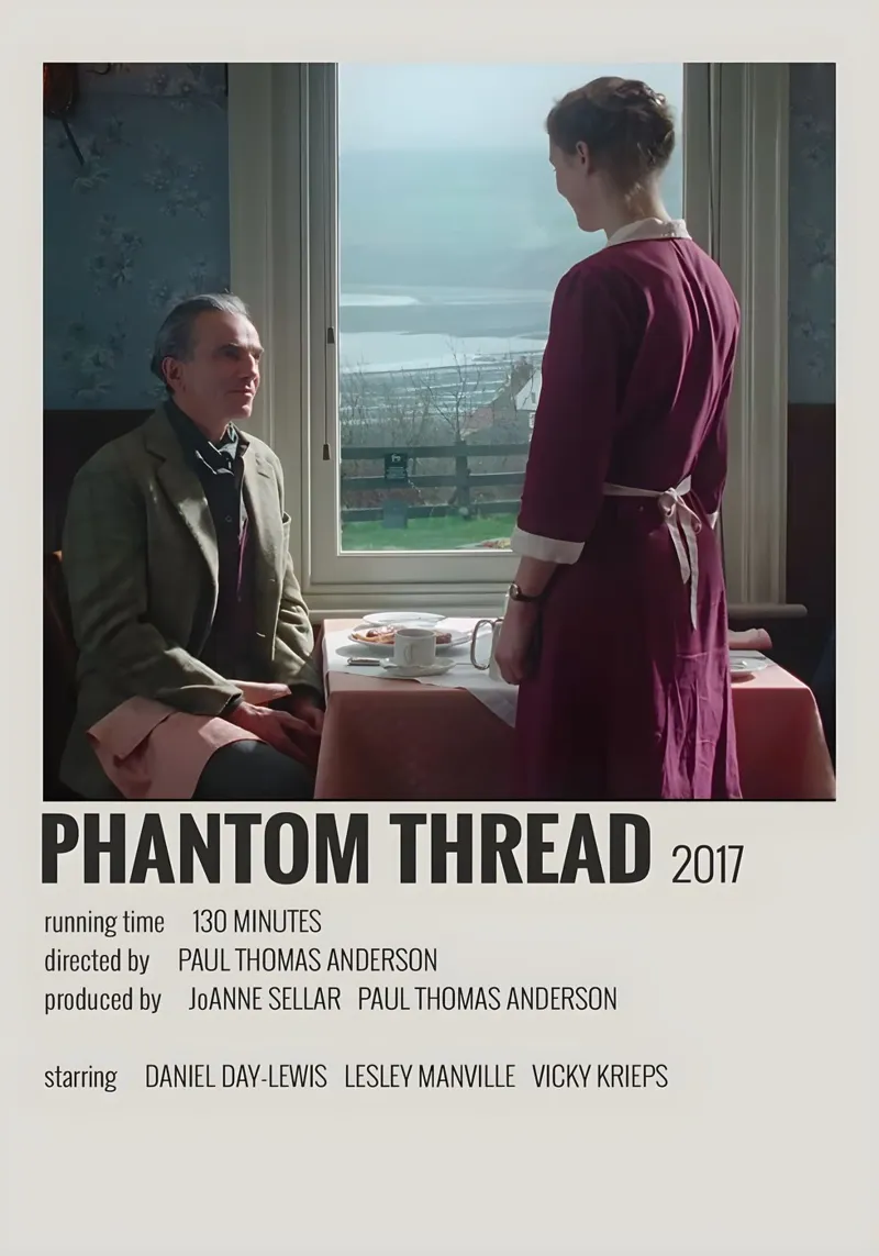 PHANTOM THREAD 2017 alluminio dibond da MVFminimalist