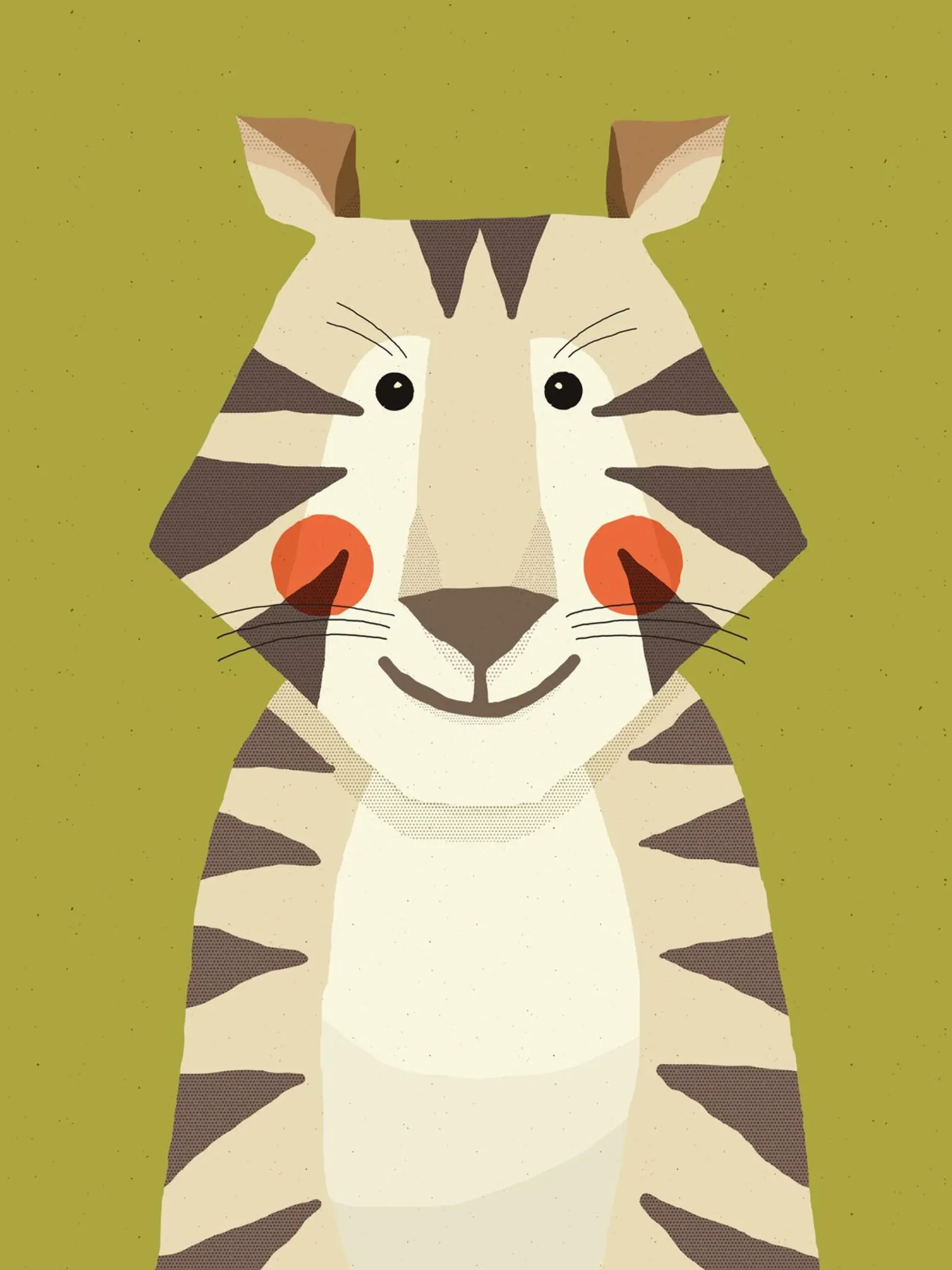 Tigre, ritratto animale pellicola backlit da The Printed Sparrow