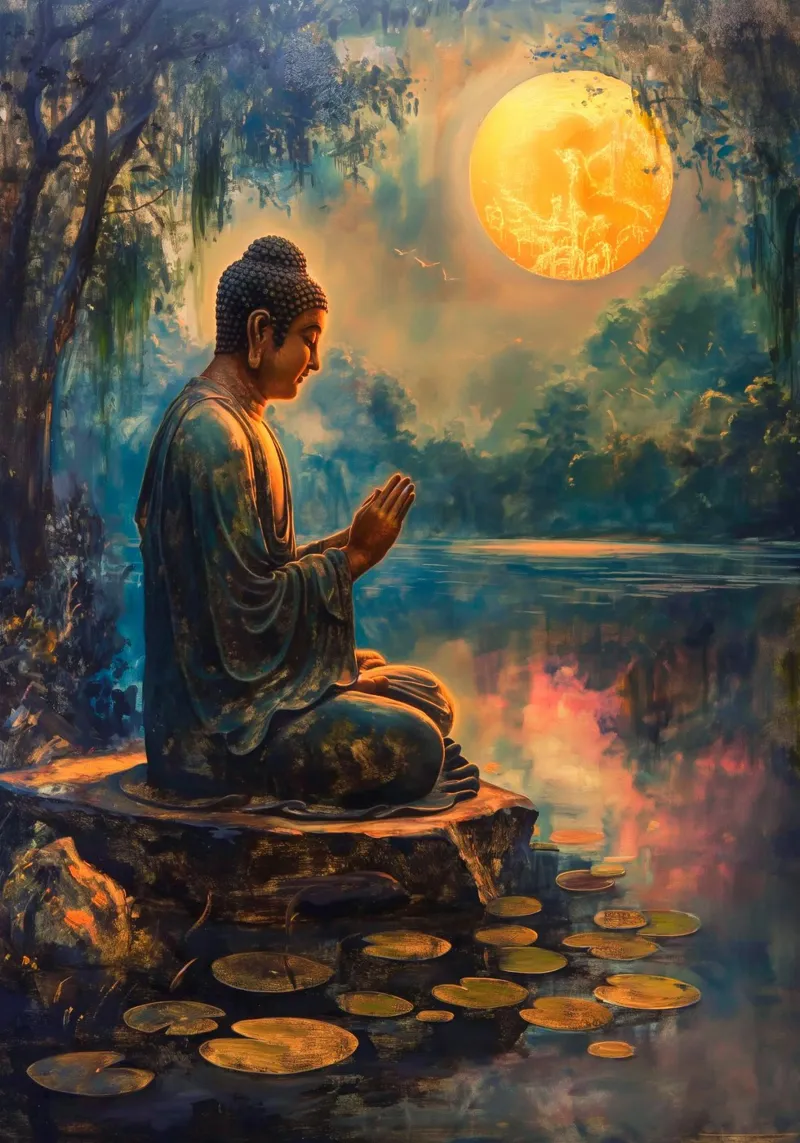 Buddha pellicola backlit da Fleur de Lys