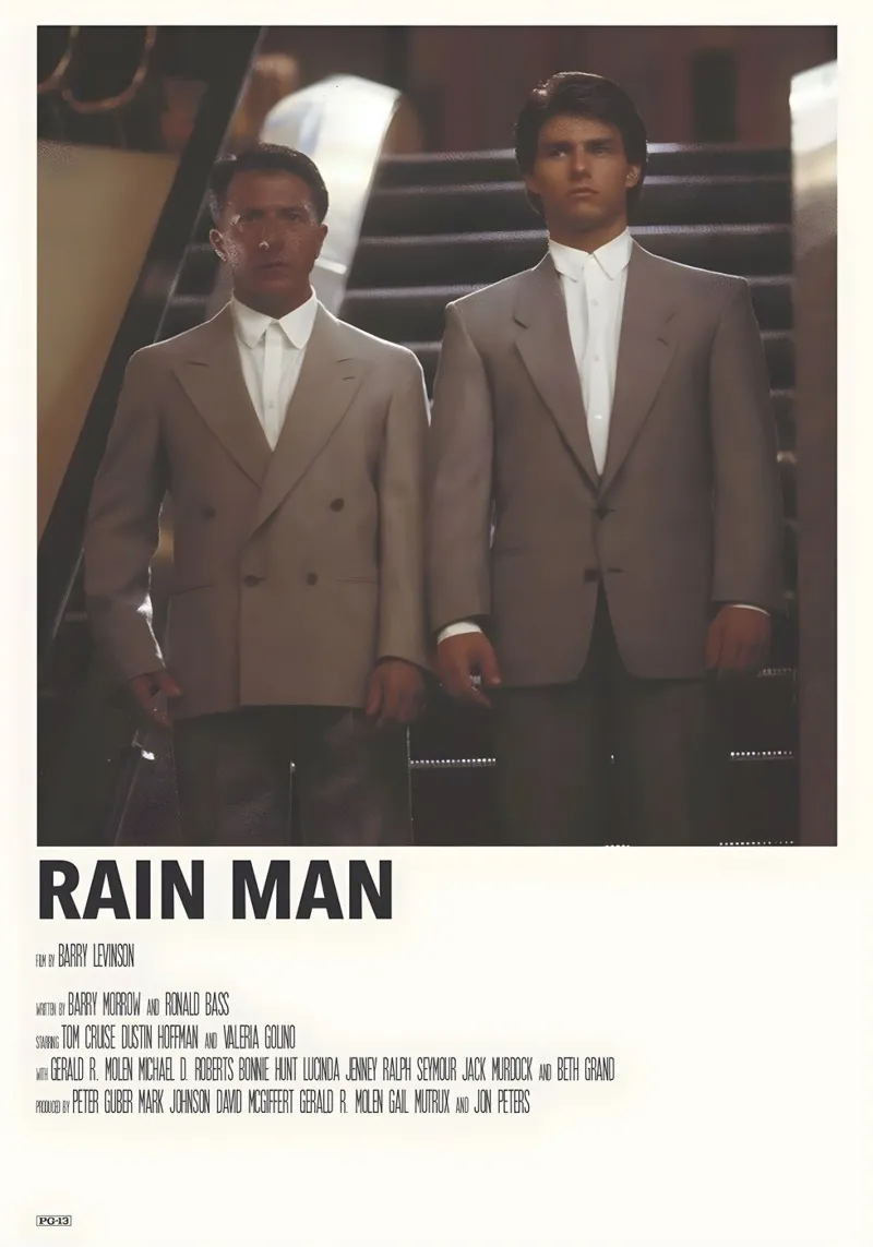 RAIN MAN pellicola backlit da MVFminimalist