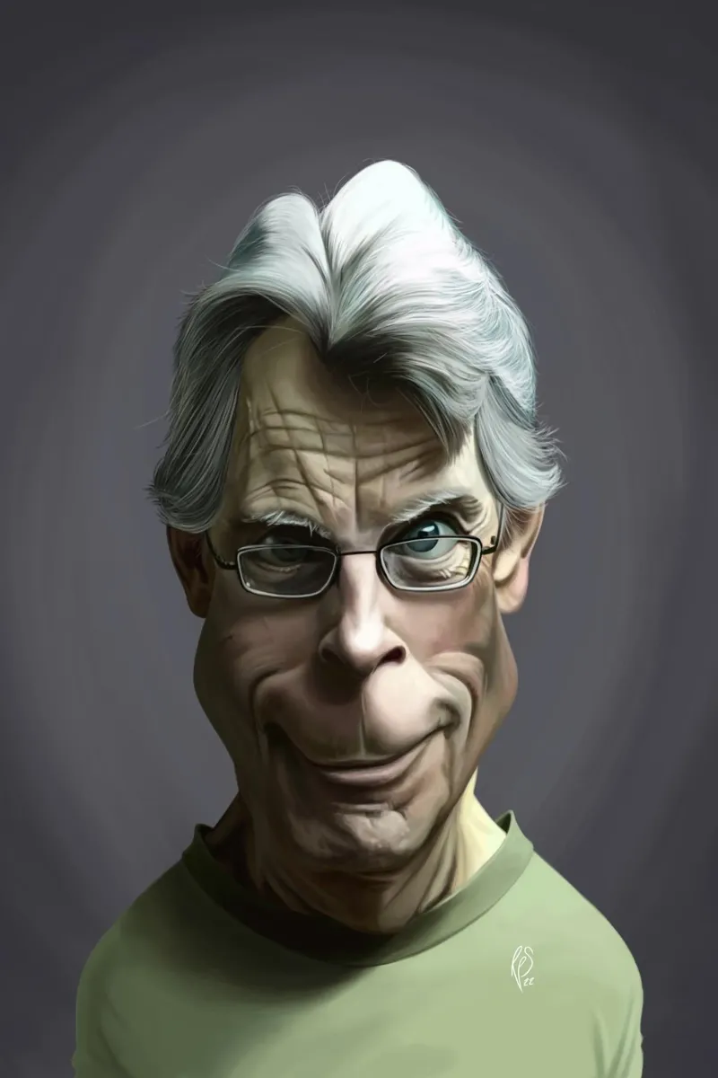 Stephen King pellicola backlit da Rob Art | Illustration