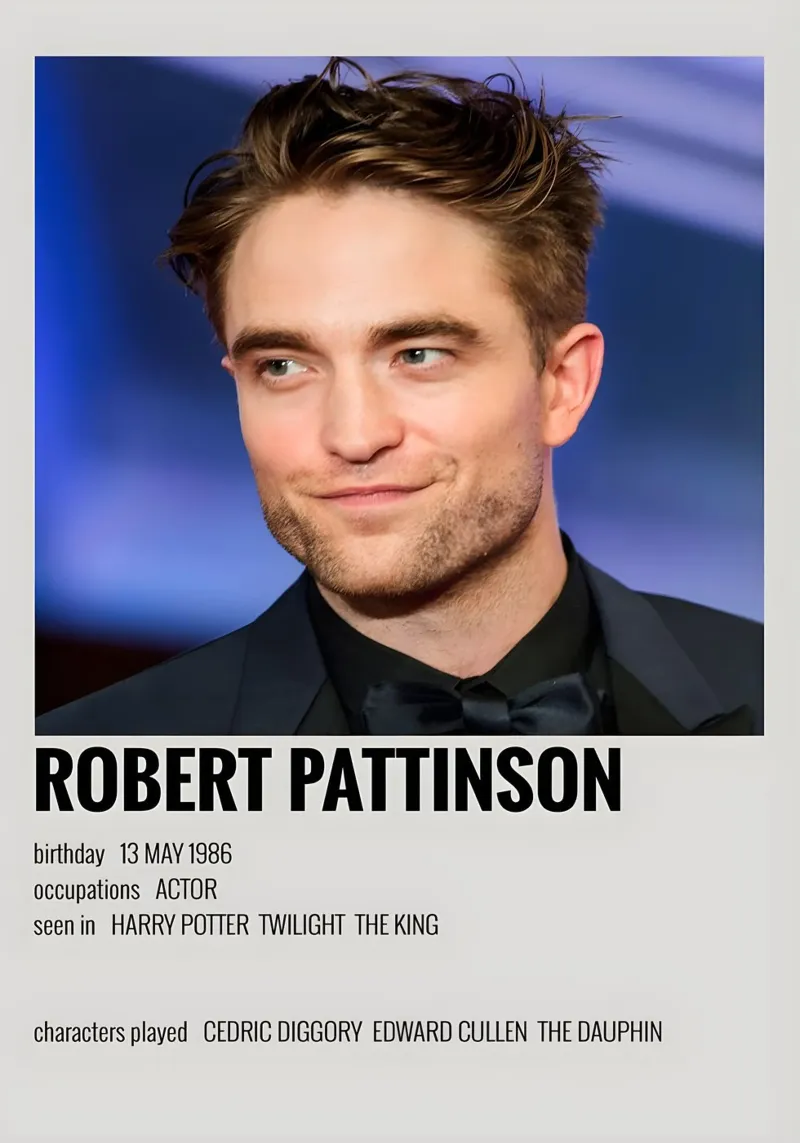 ROBERT PATTINSON carta hahnemühle da MVFminimalist