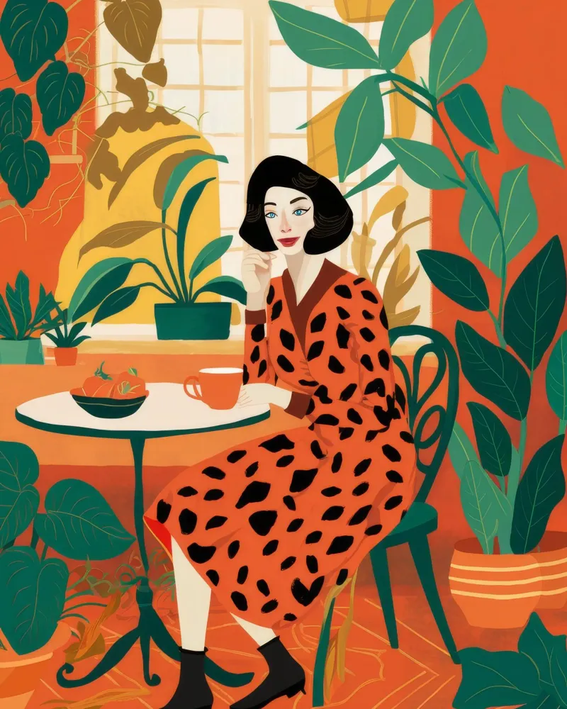 Leopard Print Repose hahnemühle by Tiga Bersama