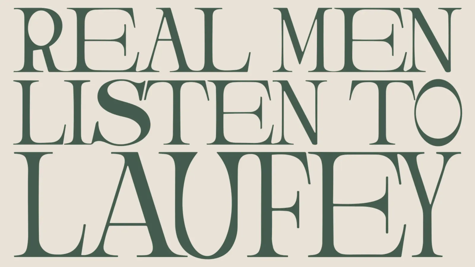 Laufey Real Men Listen To Lfy pellicola backlit da carleemiller