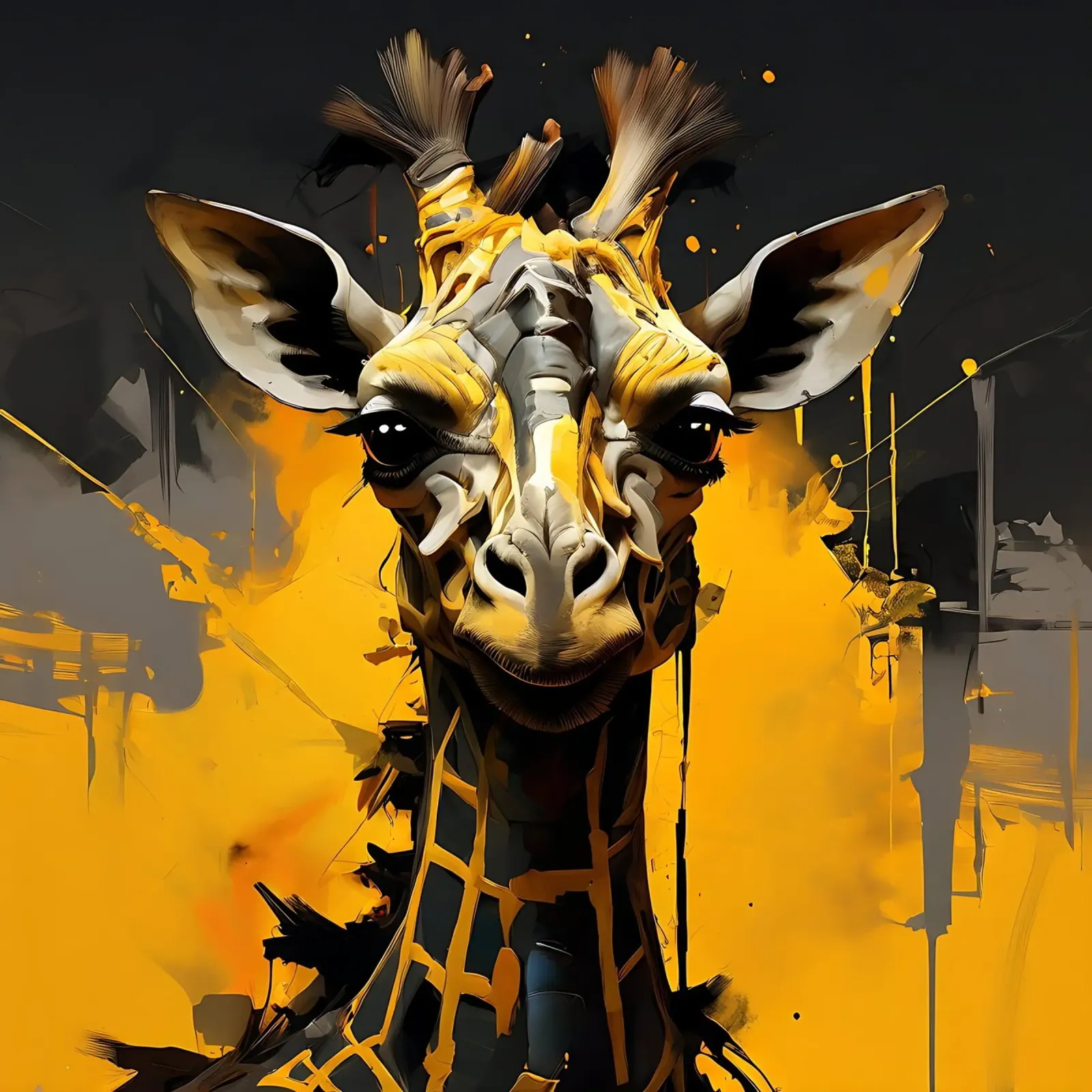 Giraffa_Stile_G_1 pellicola backlit da Tierisch bunt by LK