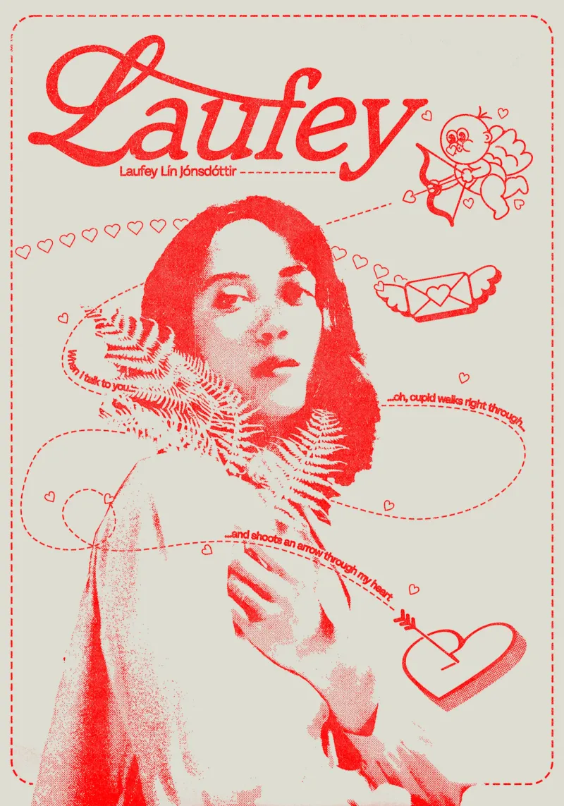 Laufey Freccia nel cuore V2 pellicola backlit da carleemiller