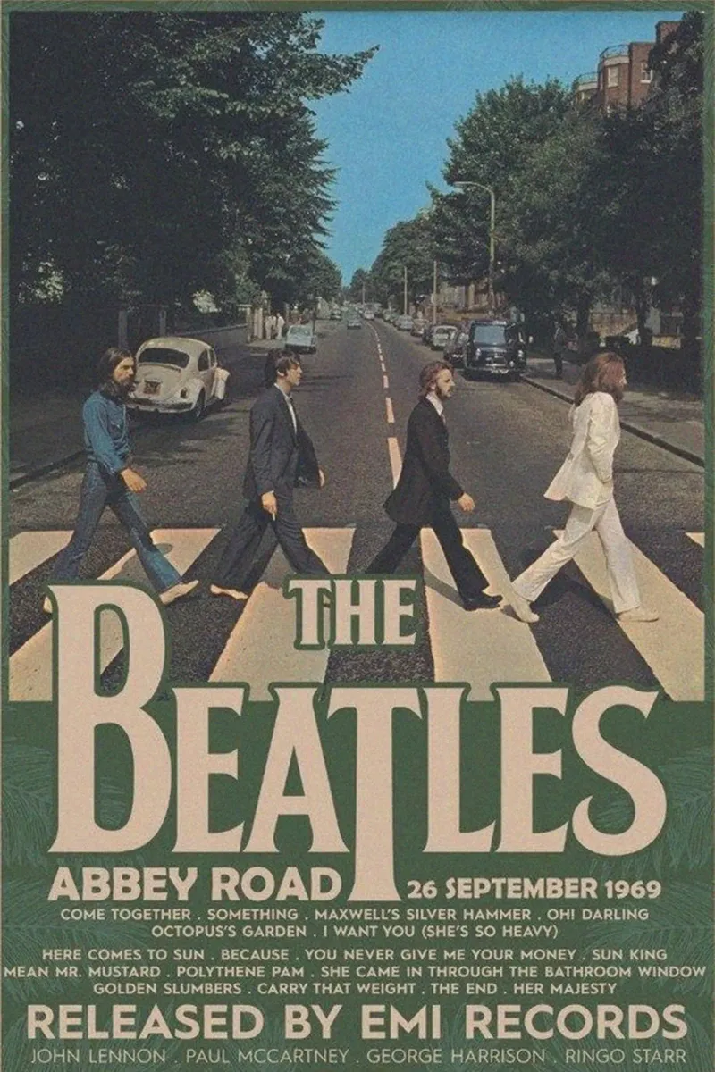 Magical Mystery Tour dal vivo poster con telaio in plastica da nabcu