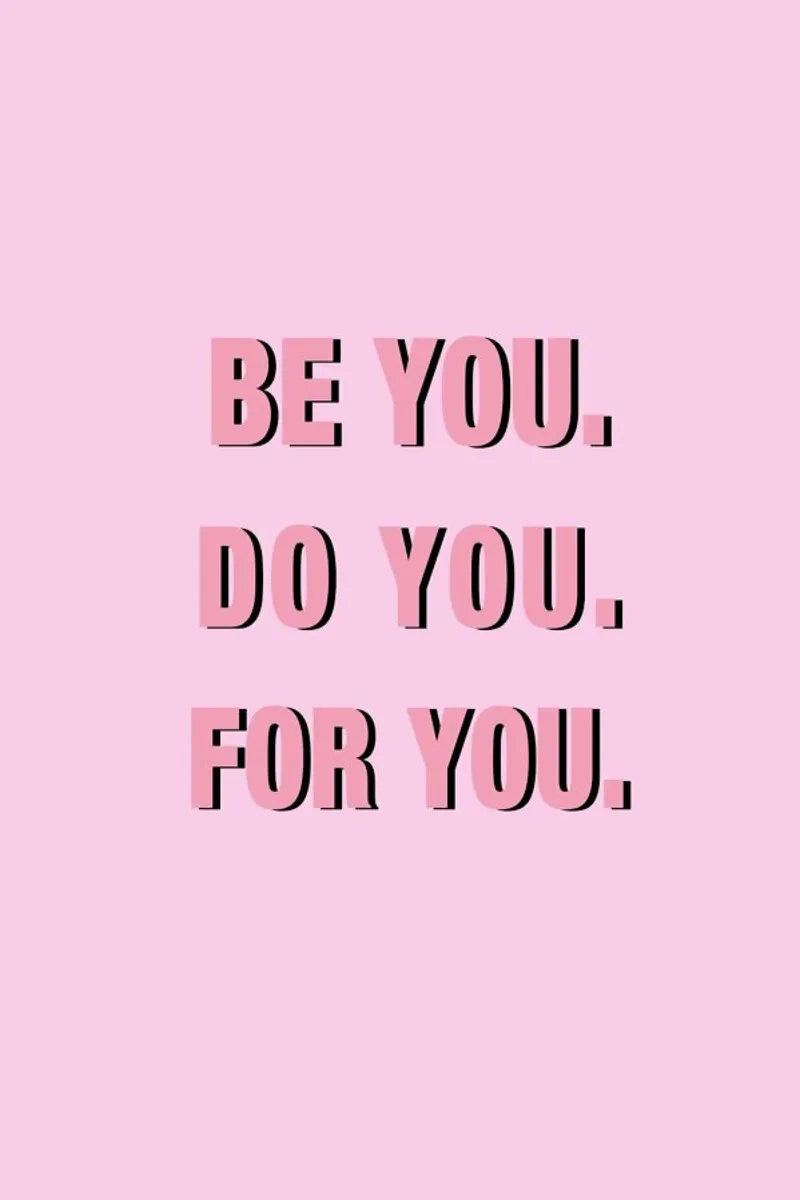 Be You Do You For You Pink poster by Vasare Nar