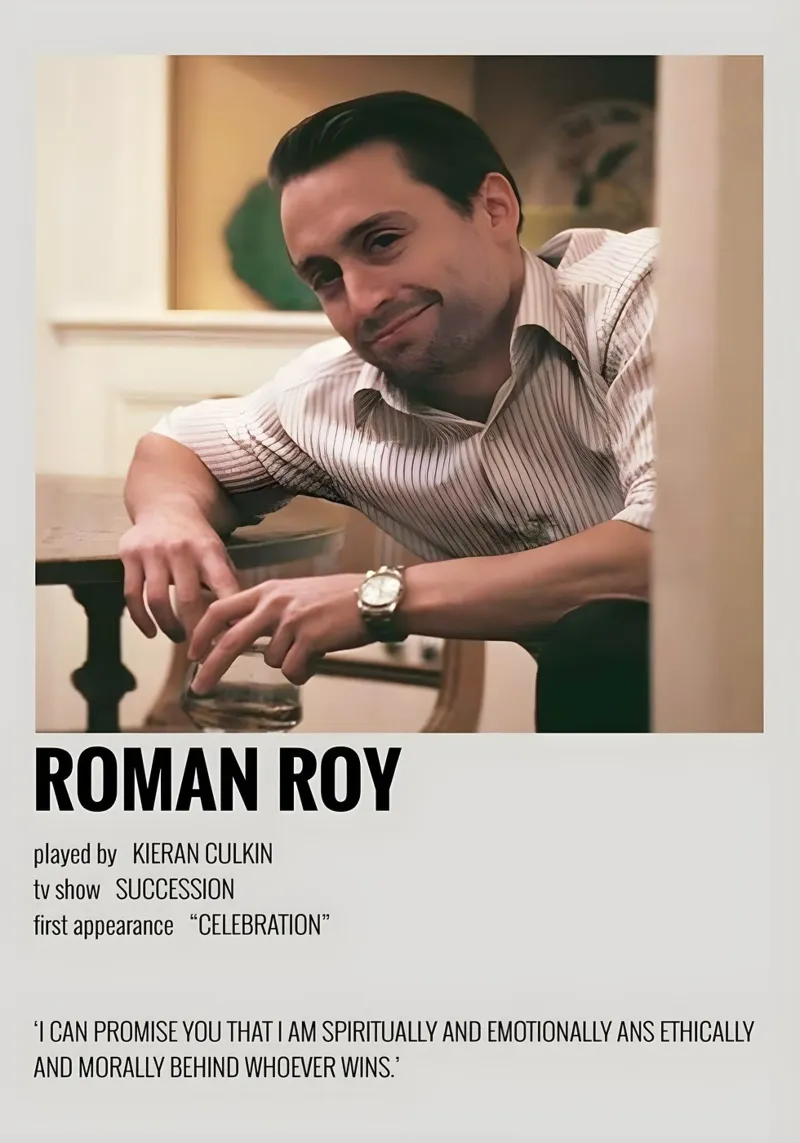 ROMAN ROY pellicola backlit da MVFminimalist