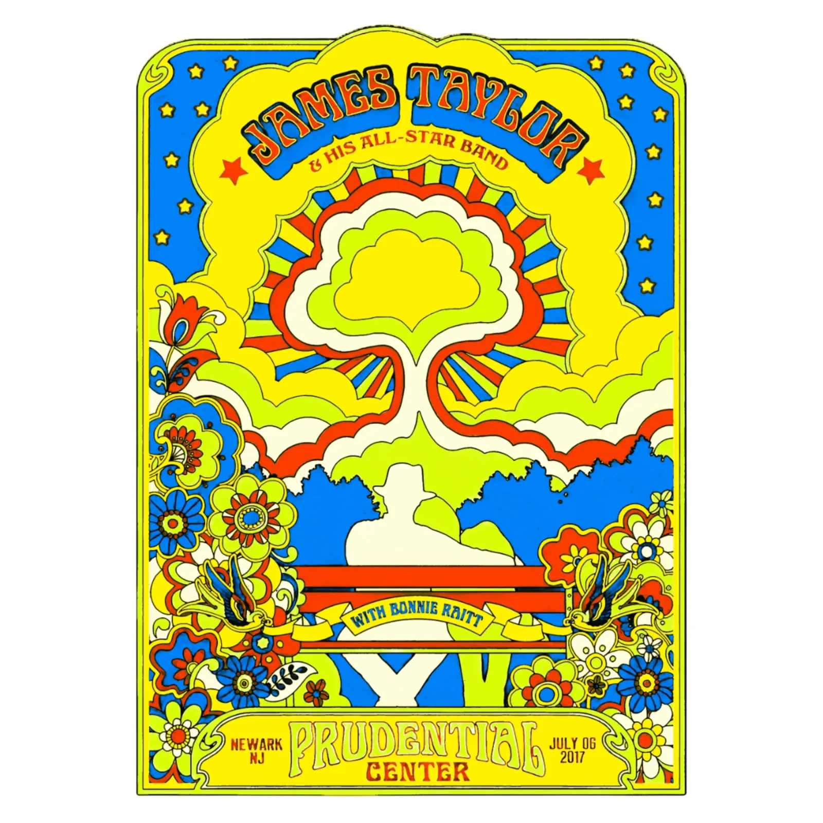 James taylor - Poster canvas met Baklijst van Deepness