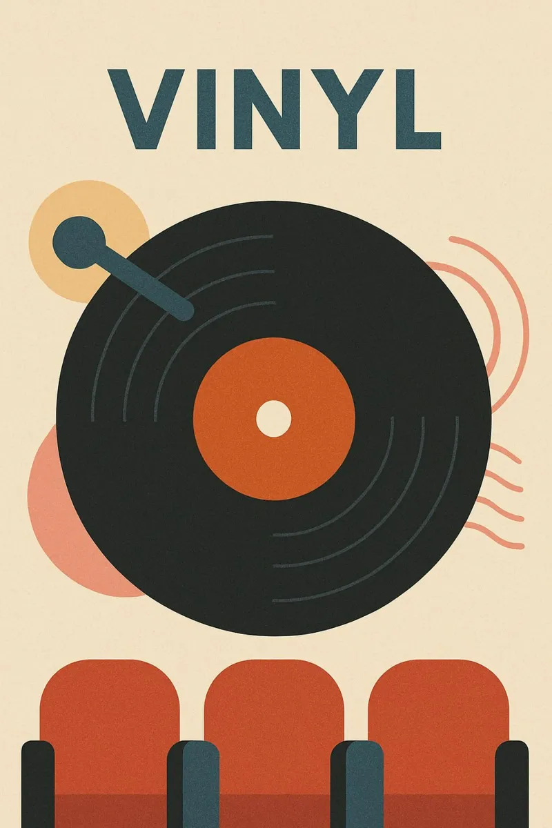 VINYL - Le Groove en Affiche hahnemühle by Art Typo Essentiel