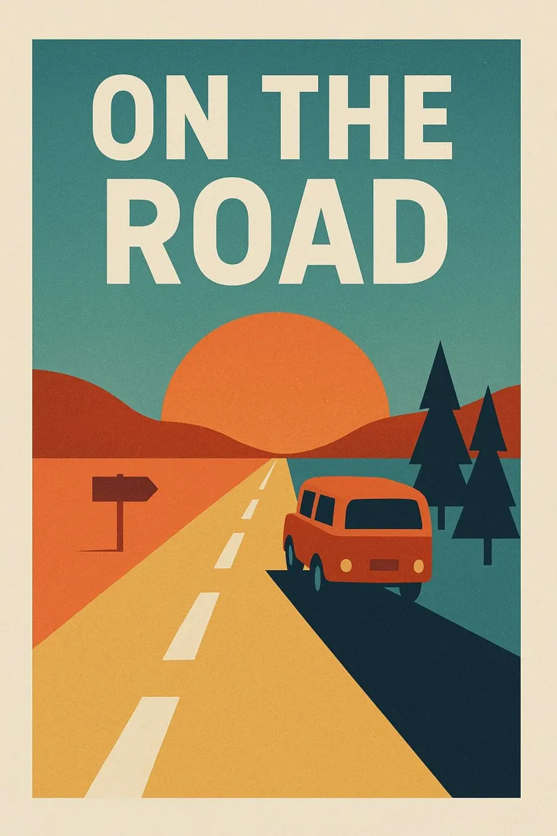 EN CAMINO - La llamada de la carretera metacrilato de JETLAG | affiches voyage