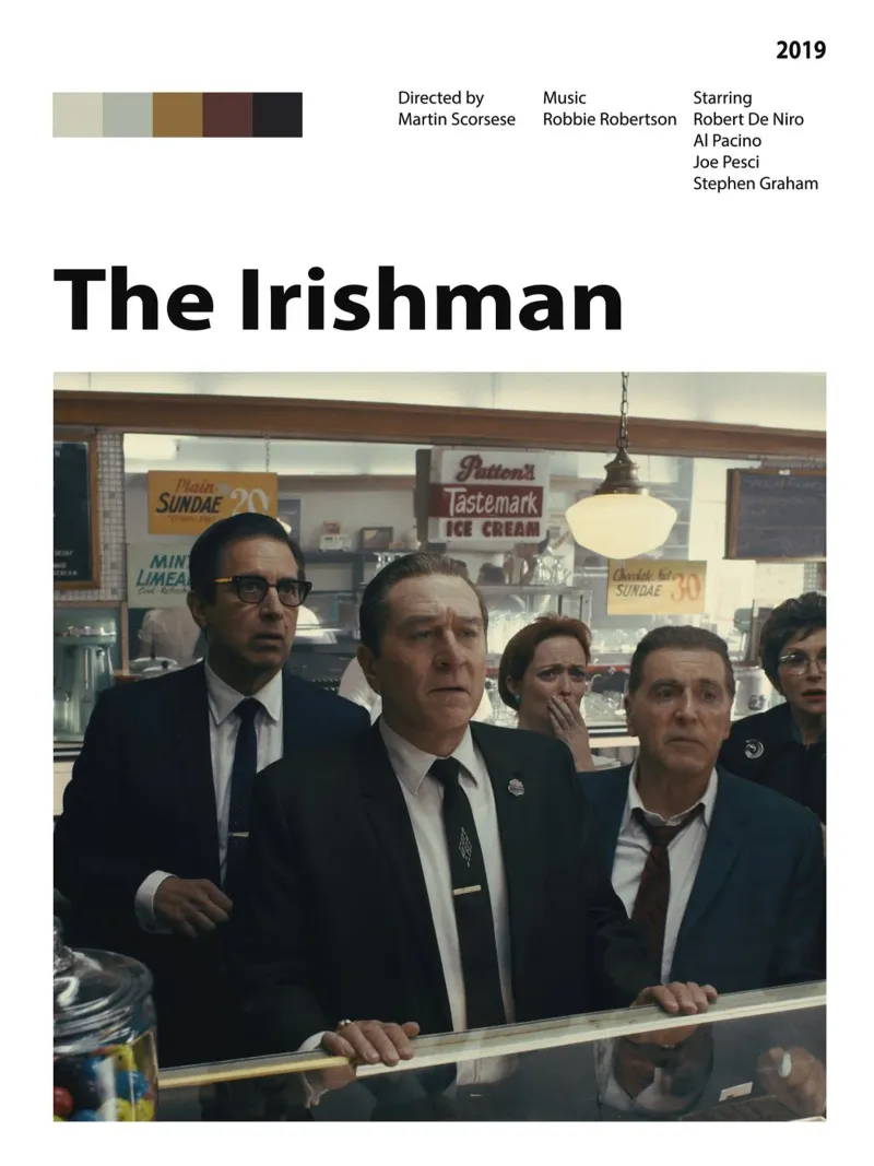 The Irishman hahnemühle by 🎞 The Movie Wall