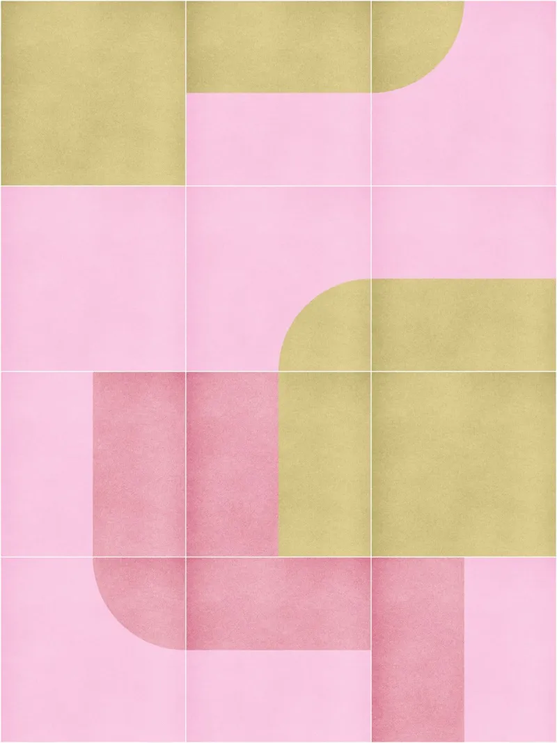 Retro Tiles 13 pellicola backlit da designdn