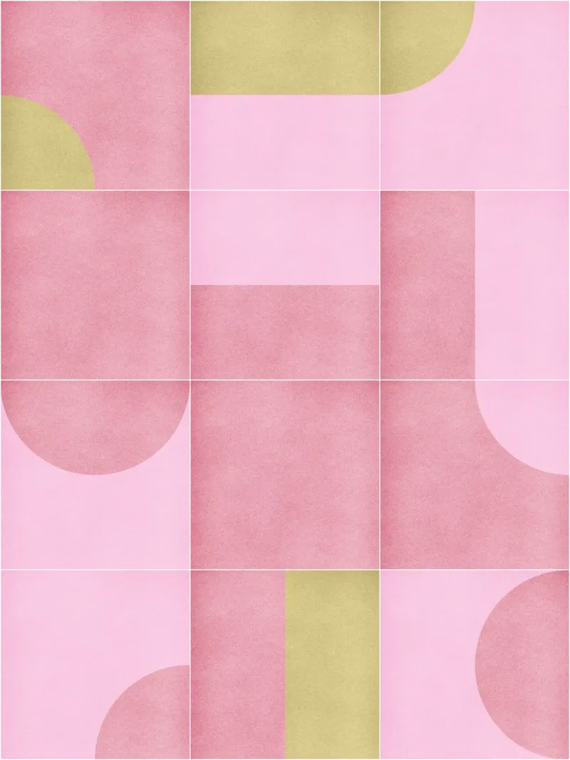 Retro Tiles 14 pellicola backlit da designdn